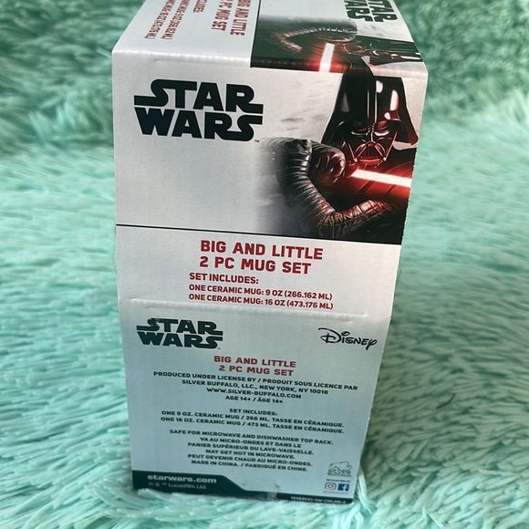 Star Wars mugs set Best Dad in the Galaxy , Yoda Best Kid , Dark Vader &Yoda - Picture 7 of 10